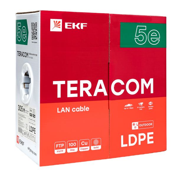 Кабель витая пара  TRC-5EFTP-04PE-BK-OUT3