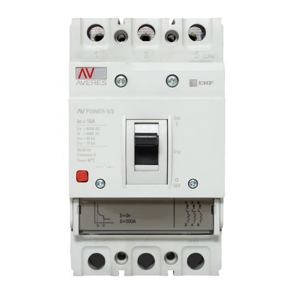 Выключатель автоматический  mccb-13-16H-TR-av