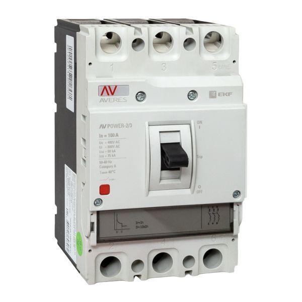 Выключатель автоматический mccb-23-100H-TR-av