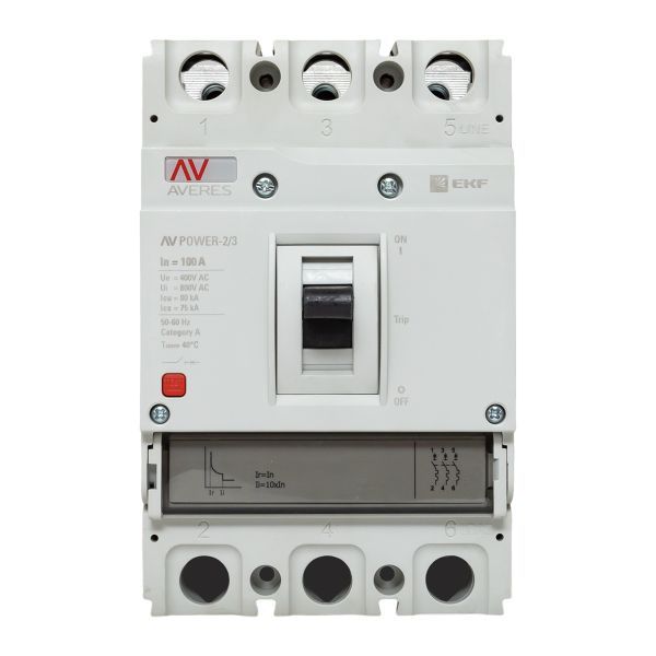 Выключатель автоматический mccb-23-100H-TR-av