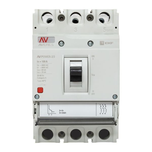 Выключатель автоматический mccb-23-100H-TR-av