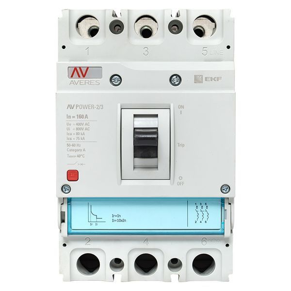 Выключатель автоматический mccb-23-160H-TR-av