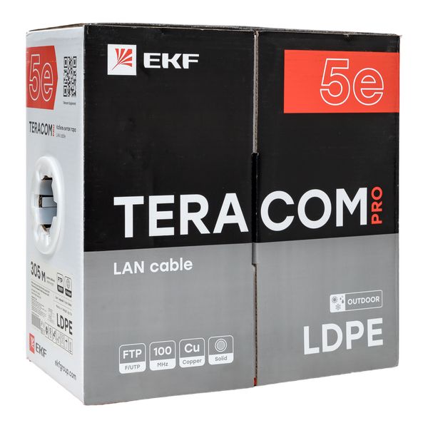 Кабель витая пара  TRP-5EFTP-04PE-BK-OUT3