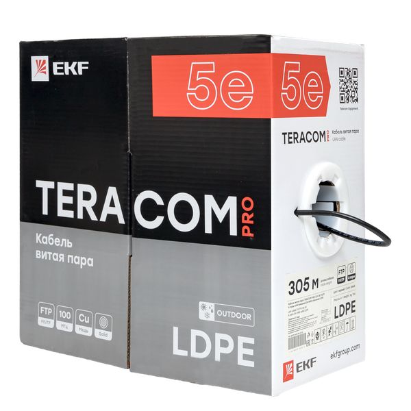Кабель витая пара  TRP-5EFTP-04PE-BK-OUT3
