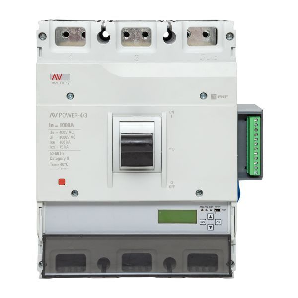 Выключатель автоматический mccb-43-1000H-6.2-av