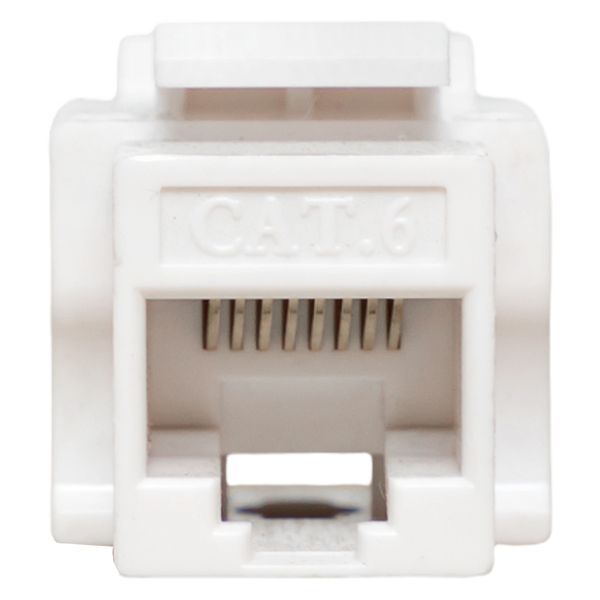 Соединитель проходной  TRP-KSTN-90D-6UTP-WH