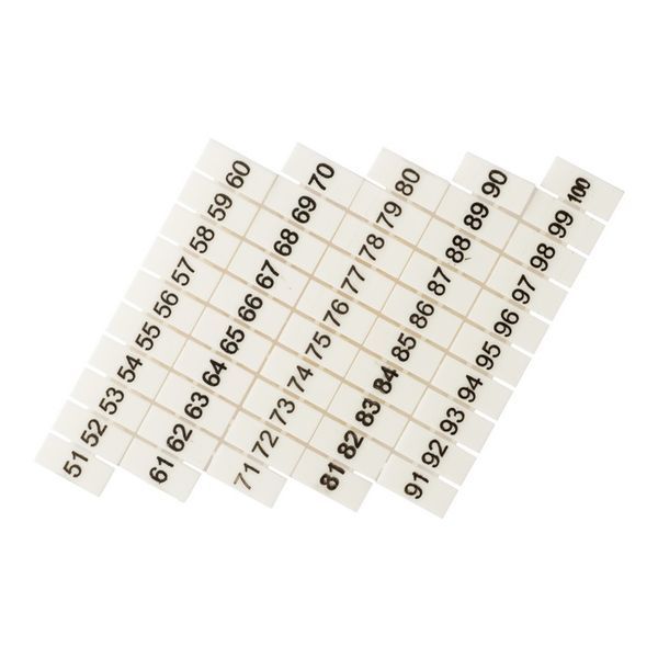 Маркеры клеммные  zb-st-2.5-50-100