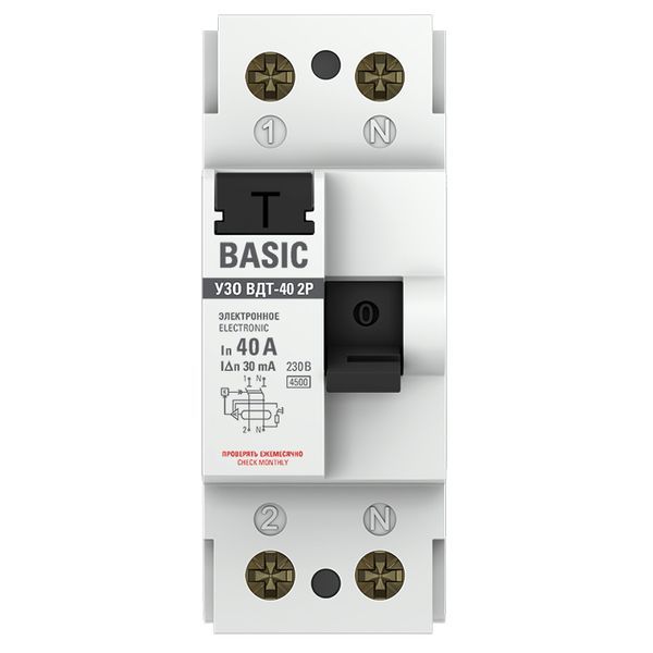 Устройство защитного отключения  elcb-2-40-30e-sim