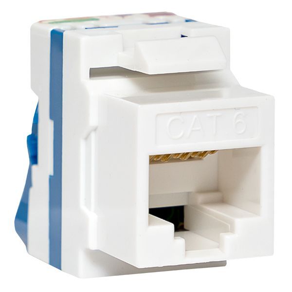 Соединитель проходной  TRCS-KSTN-RT180-6UTP-BLU