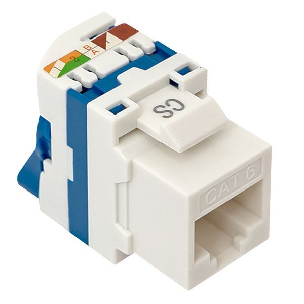 Соединитель проходной  TRCS-KSTN-RT180-6UTP-BLU