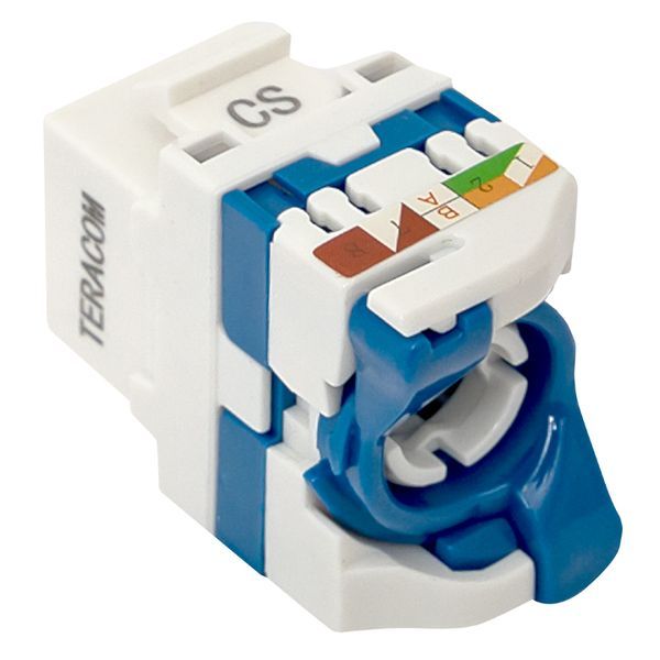 Соединитель проходной  TRCS-KSTN-RT180-6UTP-BLU