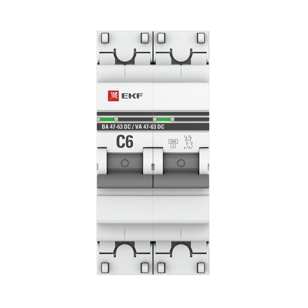 Выключатель автоматический PROxima mcb4763-DC-2-06C-pro