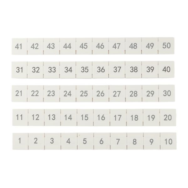 Маркеры клеммные  scr-ut-mrk-10-90-1-50