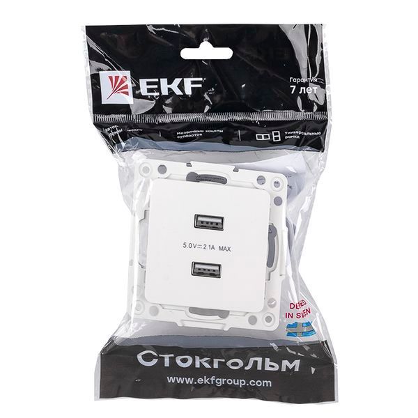 Механизм розетки  EYR16-028-10-2USB