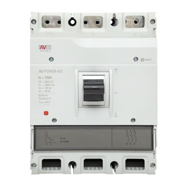 Выключатель автоматический mccb-43-700H-TR-av