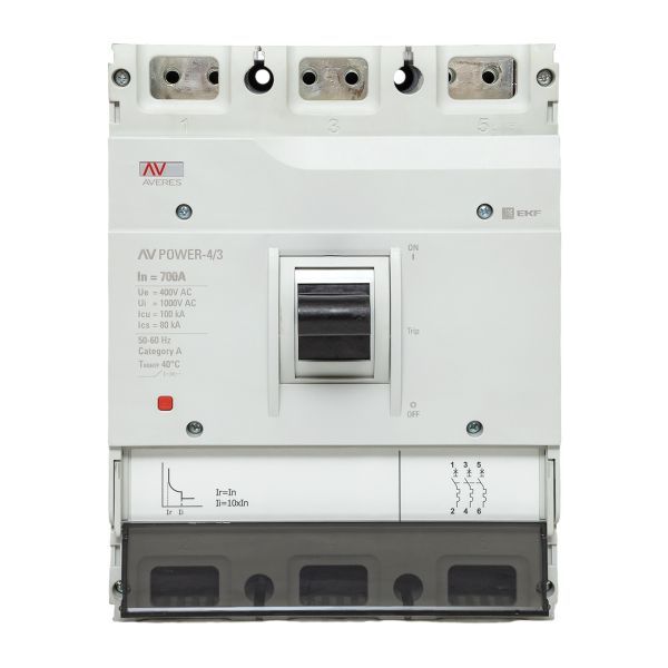 Выключатель автоматический mccb-43-700H-TR-av