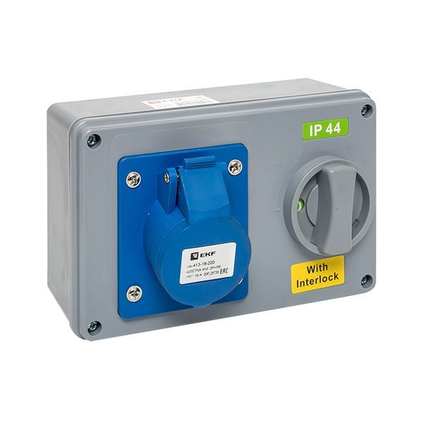 Розетка промышленная  ps-1413-16-220