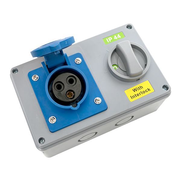 Розетка промышленная  ps-1413-16-220