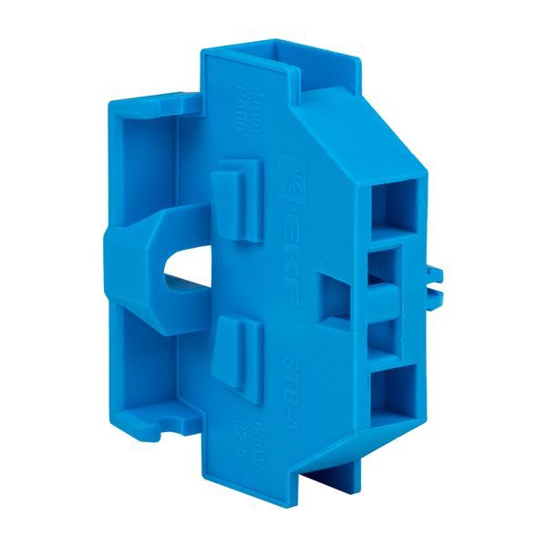 Клемма  stb-m-4-blue-r