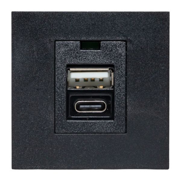 Розетка мультимедийная E2MR2B-21USB-10-AC