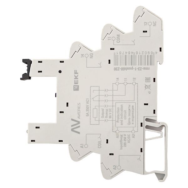 Разъем реле РM slim 23/1 rms-23-1-push60-230