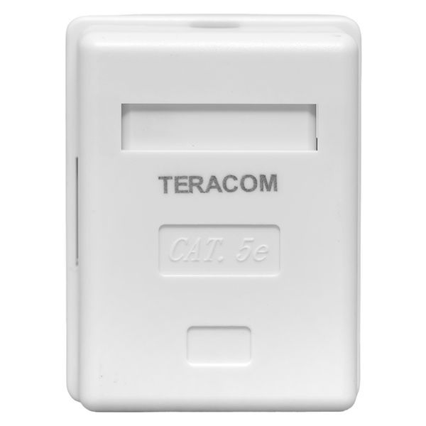 Розетка телекоммуникационная  TRC-WBOX-1RJ45-5EUTP-WH