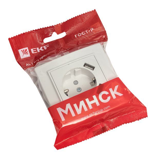 Розетка силовая  ERR16-028-100-2USB