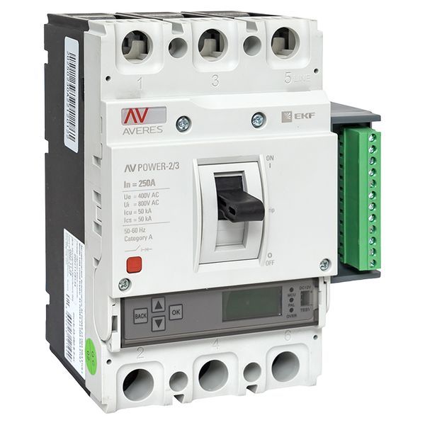 Выключатель автоматический  mccb-23-250-6.2-av