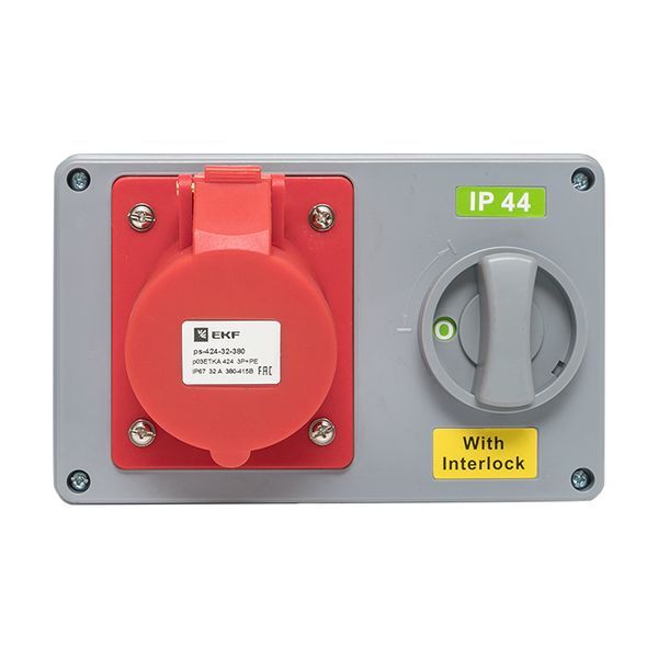 Розетка промышленная  ps-1424-32-380
