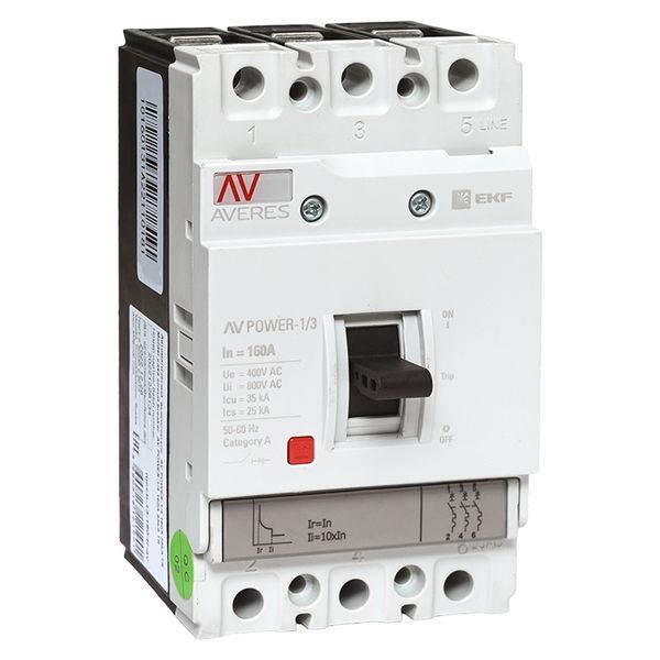 Выключатель автоматический  mccb-13-160-TR-av