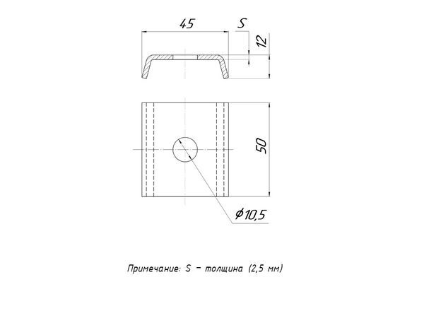 Пластина крепежная  stp1