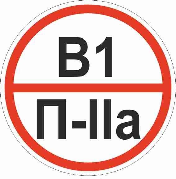 Знак безопасности  pn-b1-p-lla