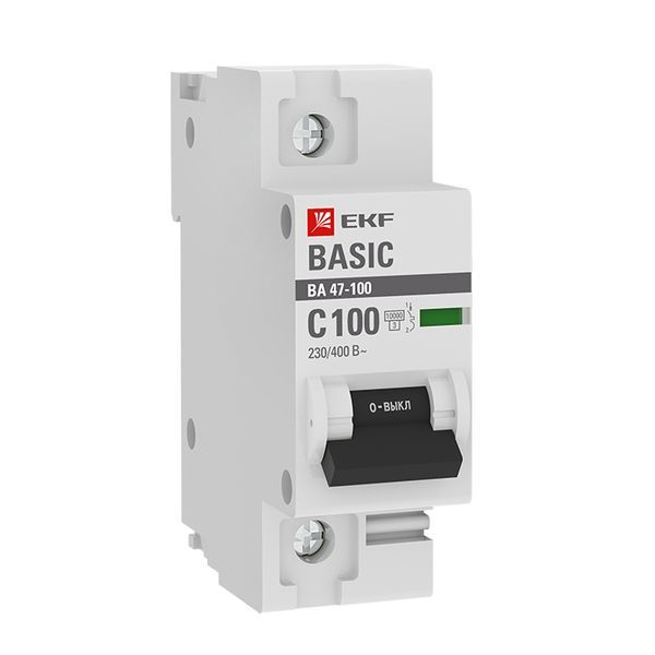 Выключатель автоматический  mcb47100-1-100C-bas
