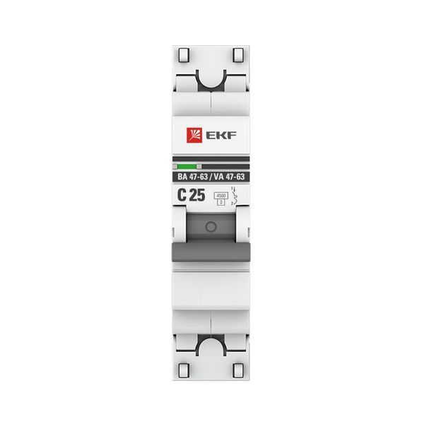 Выключатель автоматический  mcb4763-1-25C-pro