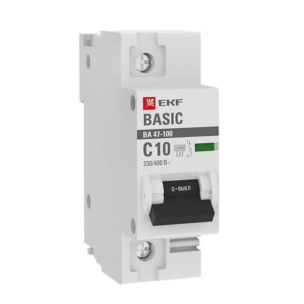 Выключатель автоматический  mcb47100-1-10C-bas