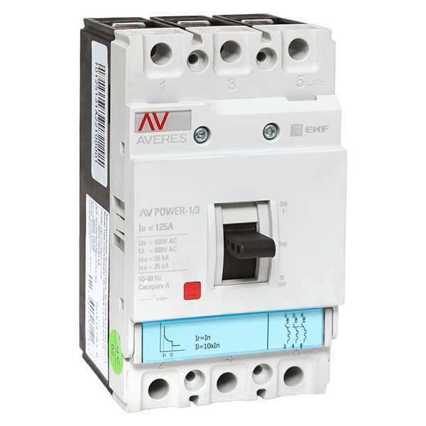 Выключатель автоматический mccb-13-125-TR-av