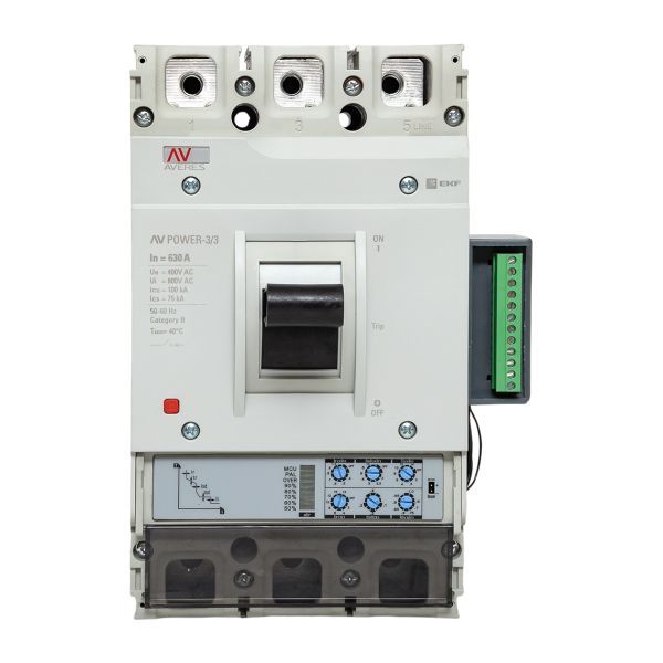 Выключатель автоматический  mccb-33-630H-2.2-av