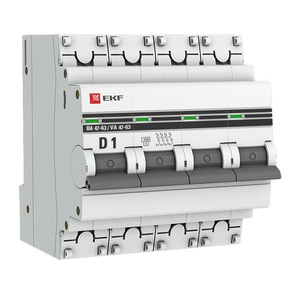 Выключатель автоматический  mcb4763-4-01D-pro