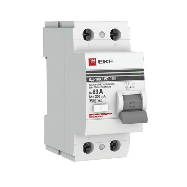 Устройство защитного отключения  elcb-2-63-300-em-pro