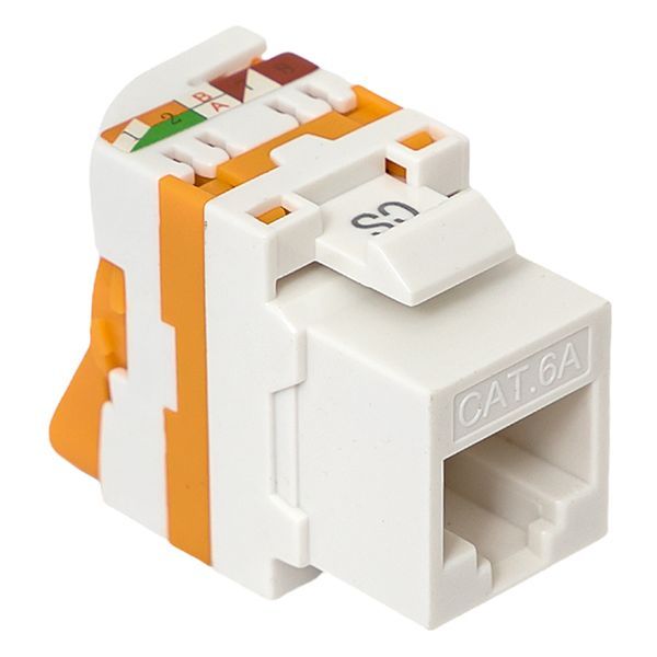 Соединитель проходной  TRCS-KSTN-RT180-6AUTP-OR