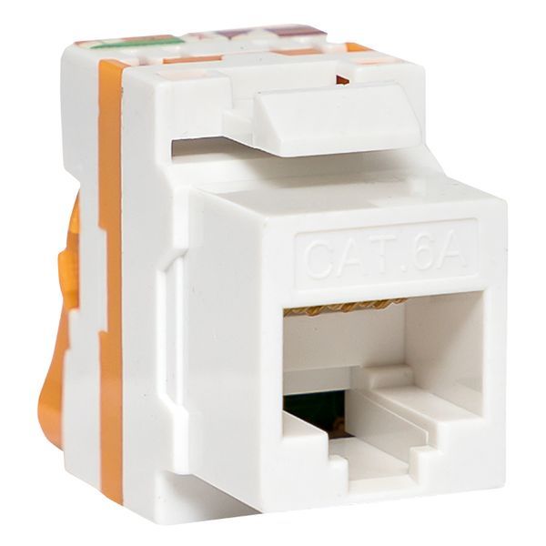 Соединитель проходной  TRCS-KSTN-RT180-6AUTP-OR