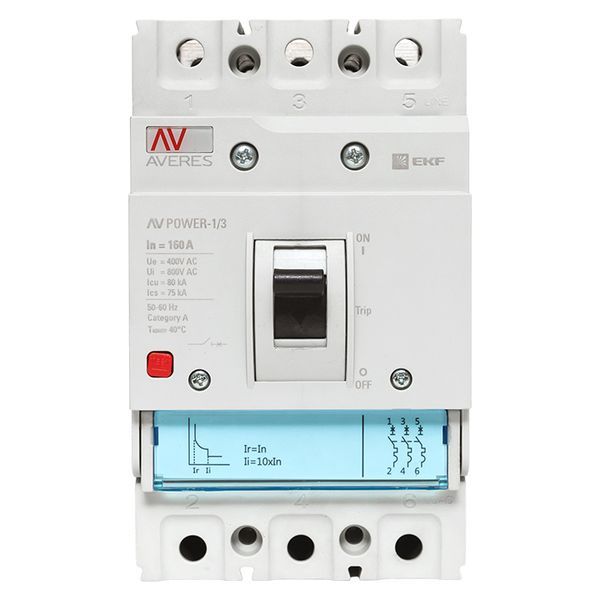 Выключатель автоматический mccb-13-160H-TR-av