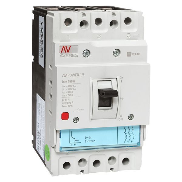 Выключатель автоматический mccb-13-160H-TR-av