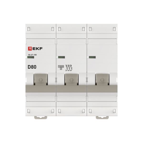 Выключатель автоматический  mcb47100-3-80D-pro