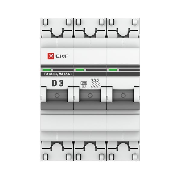 Выключатель автоматический  mcb4763-3-03D-pro