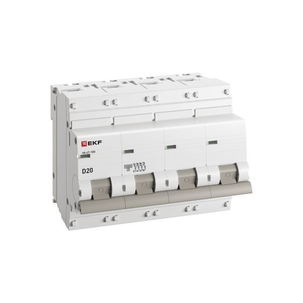 Выключатель автоматический  mcb47100-4-20D-pro