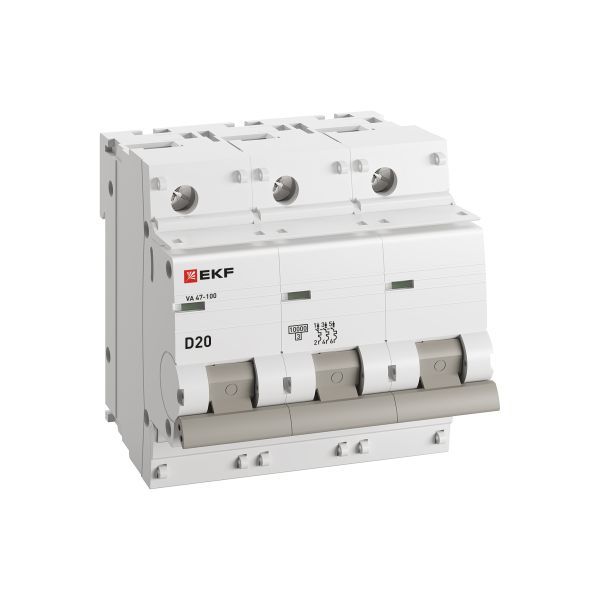 Выключатель автоматический  mcb47100-3-20D-pro