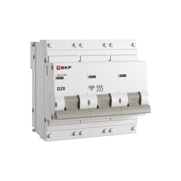 Выключатель автоматический  mcb47100-3-20D-pro
