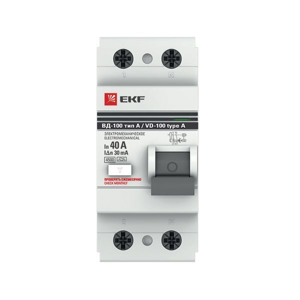 Устройство защитного отключения  elcb-2-40-30-em-a-pro