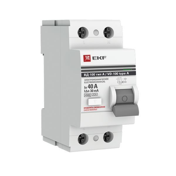 Устройство защитного отключения  elcb-2-40-30-em-a-pro